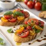 Heirloom Tomato Basil Bruschetta: 7 Tips for the Perfect Appetizer! 10 Heirloom Tomato Basil Bruschetta
