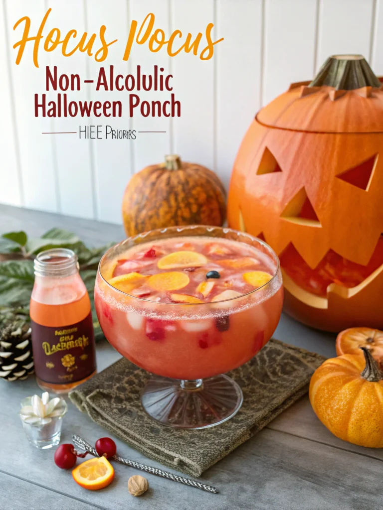 Hocus Pocus Non-Alcoholic Halloween Punch
