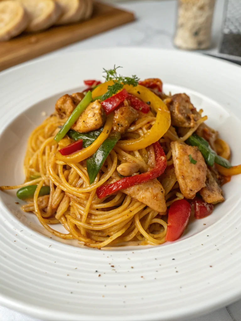 Honey Pepper Chicken Pasta