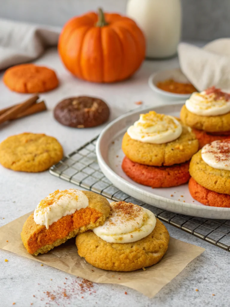 Irresistible Pumpkin Cheesecake Cookies