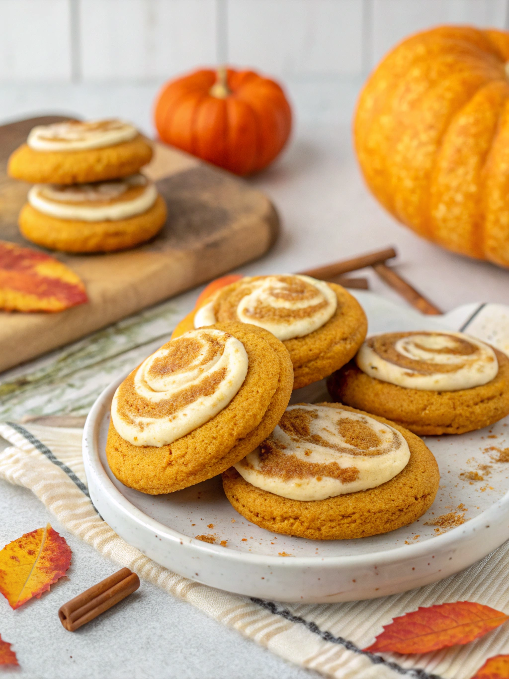 Irresistible Pumpkin Cheesecake Cookies