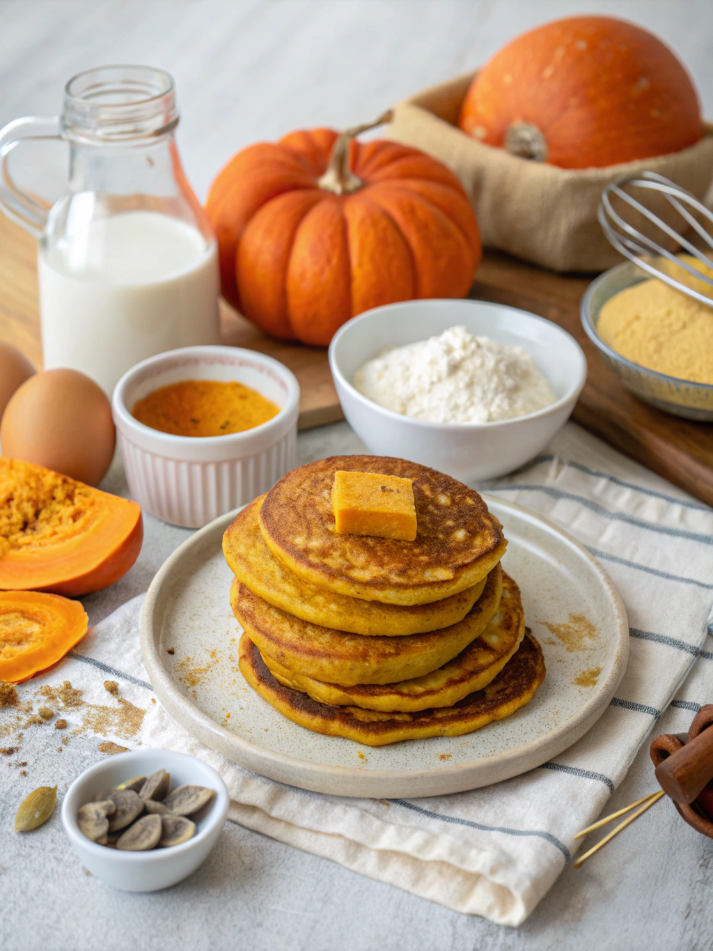 Keto Pumpkin Pancakes Ingredients