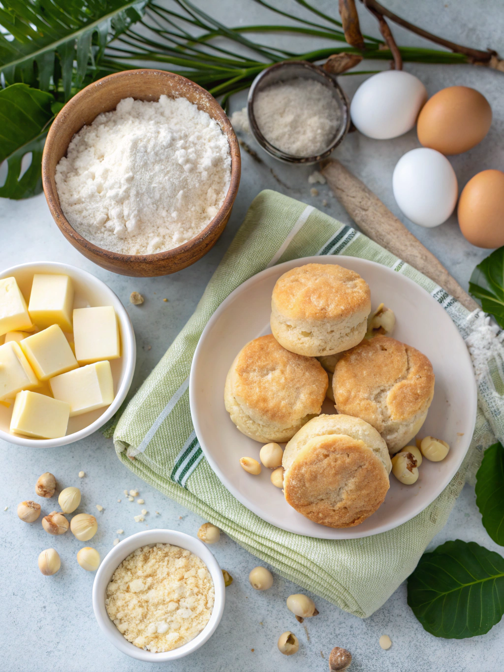 Macadamia Nut Scones Ingredients