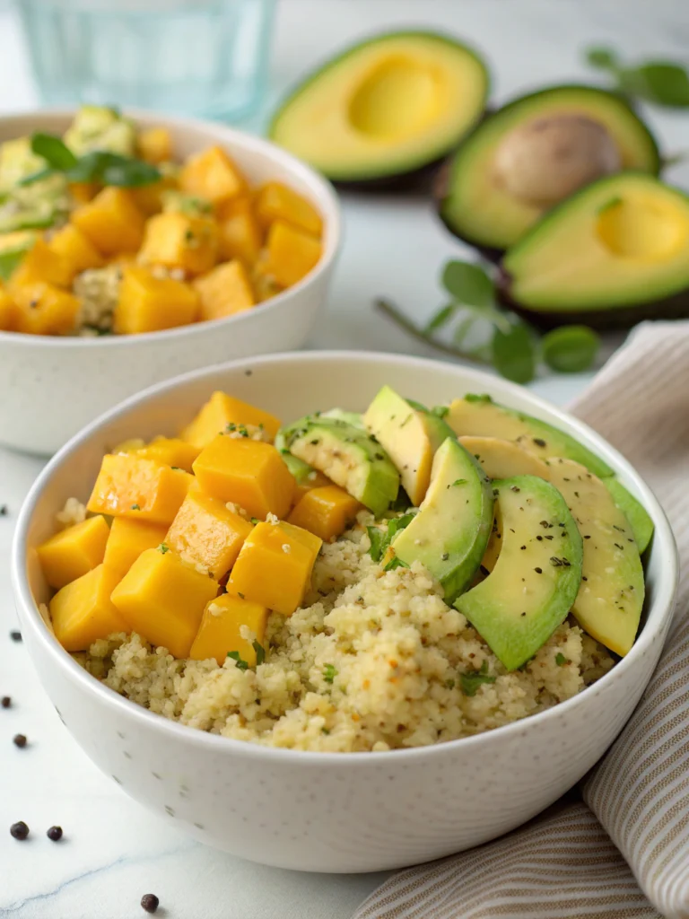 Mango Avocado Quinoa Bowl