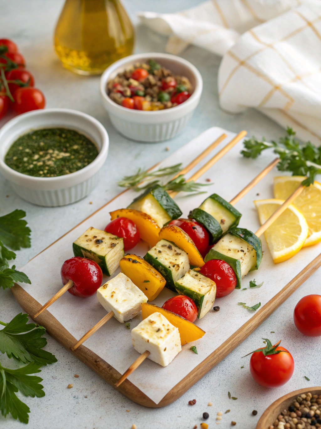 Mediterranean Veggie Halloumi Skewers: 5 Reasons They're Your New Go-To Grill Hit!