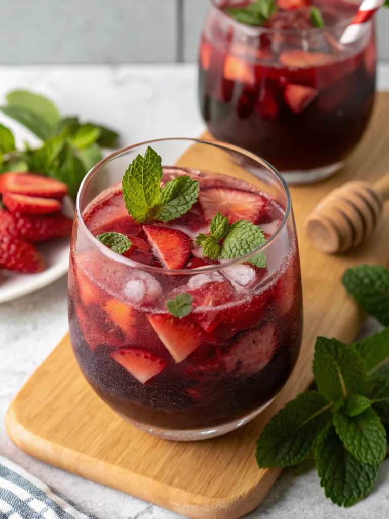 Minted Red Sangria