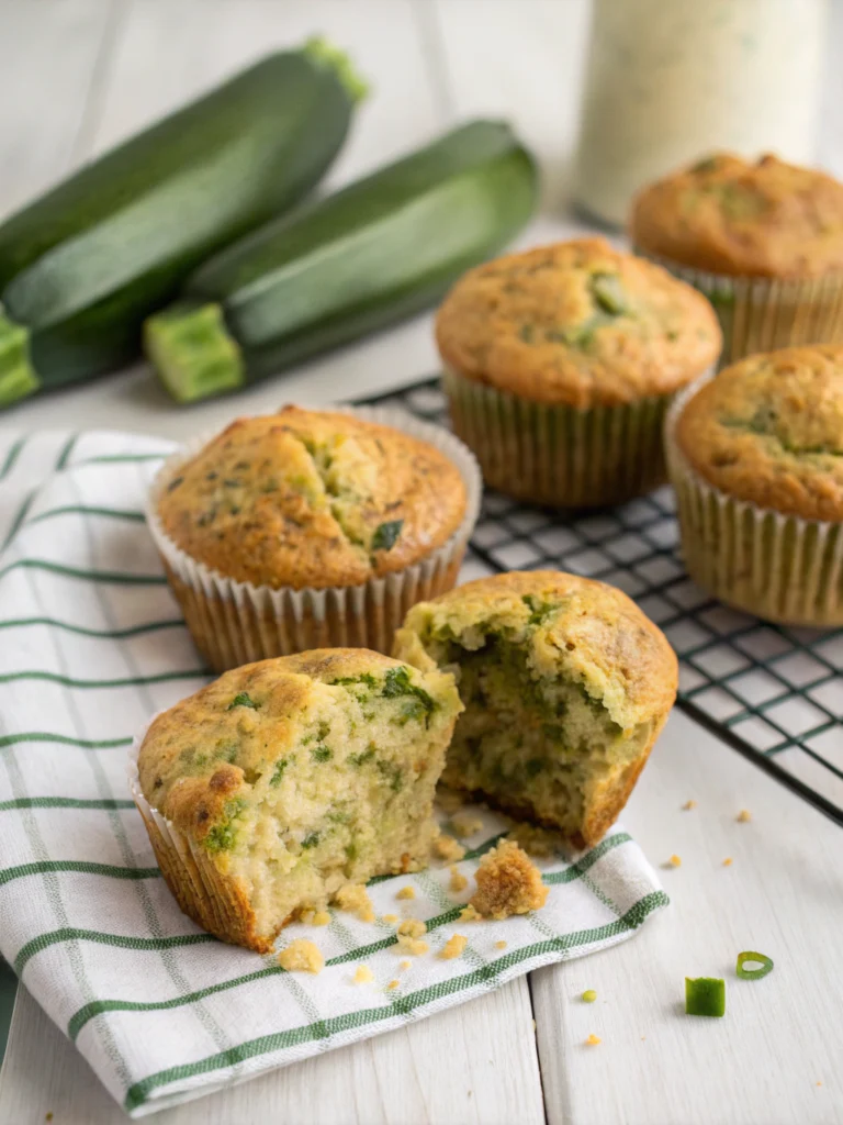 Moist Zucchini Muffins