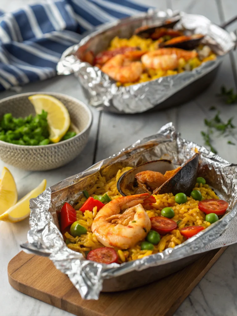 Paella-Inspired Foil Packs