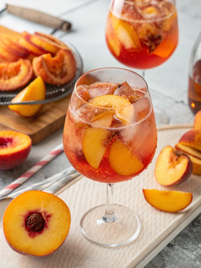 Peach Aperol Spritz