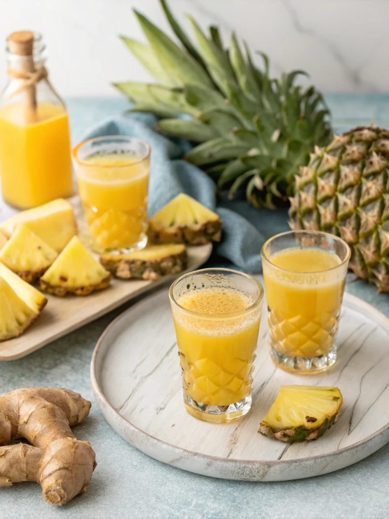 Pineapple Ginger Wellness Shots