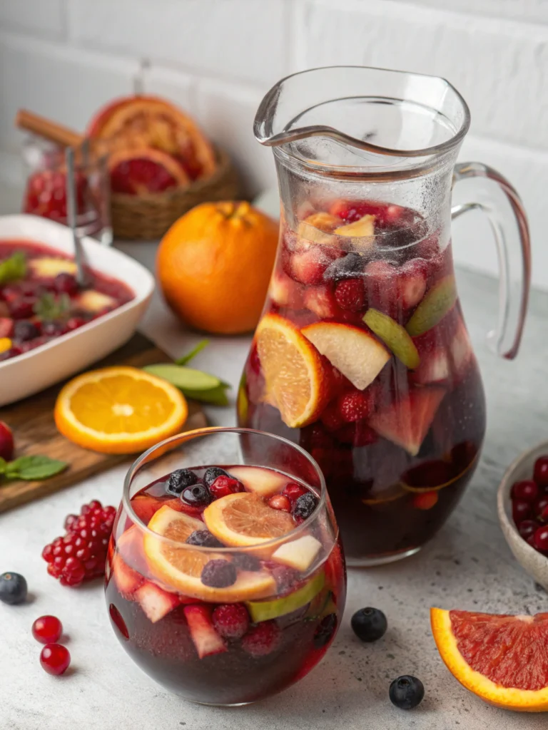 Pomegranate Red Sangria