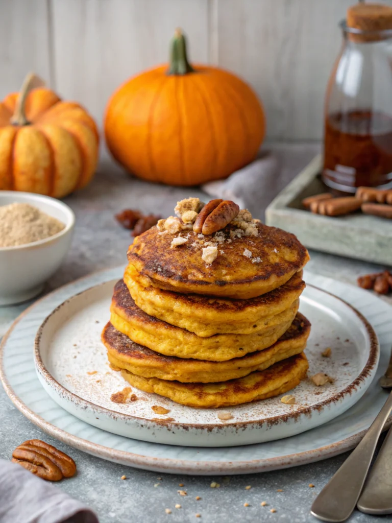 Protein Pumpkin Pancakes