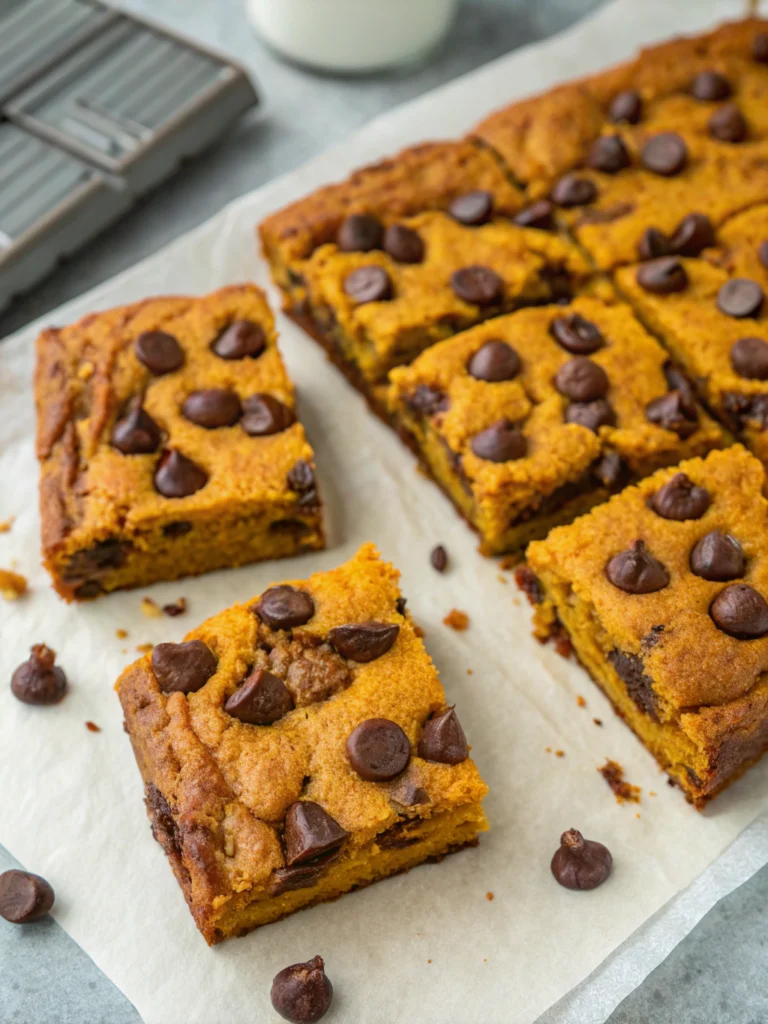 15 Irresistible Pumpkin Cookie Recipes — The Ultimate Pumpkin Cookie Guide 11 Pumpkin Chocolate Chip Bars