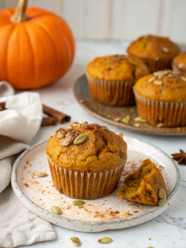 Pumpkin Protein Muffins