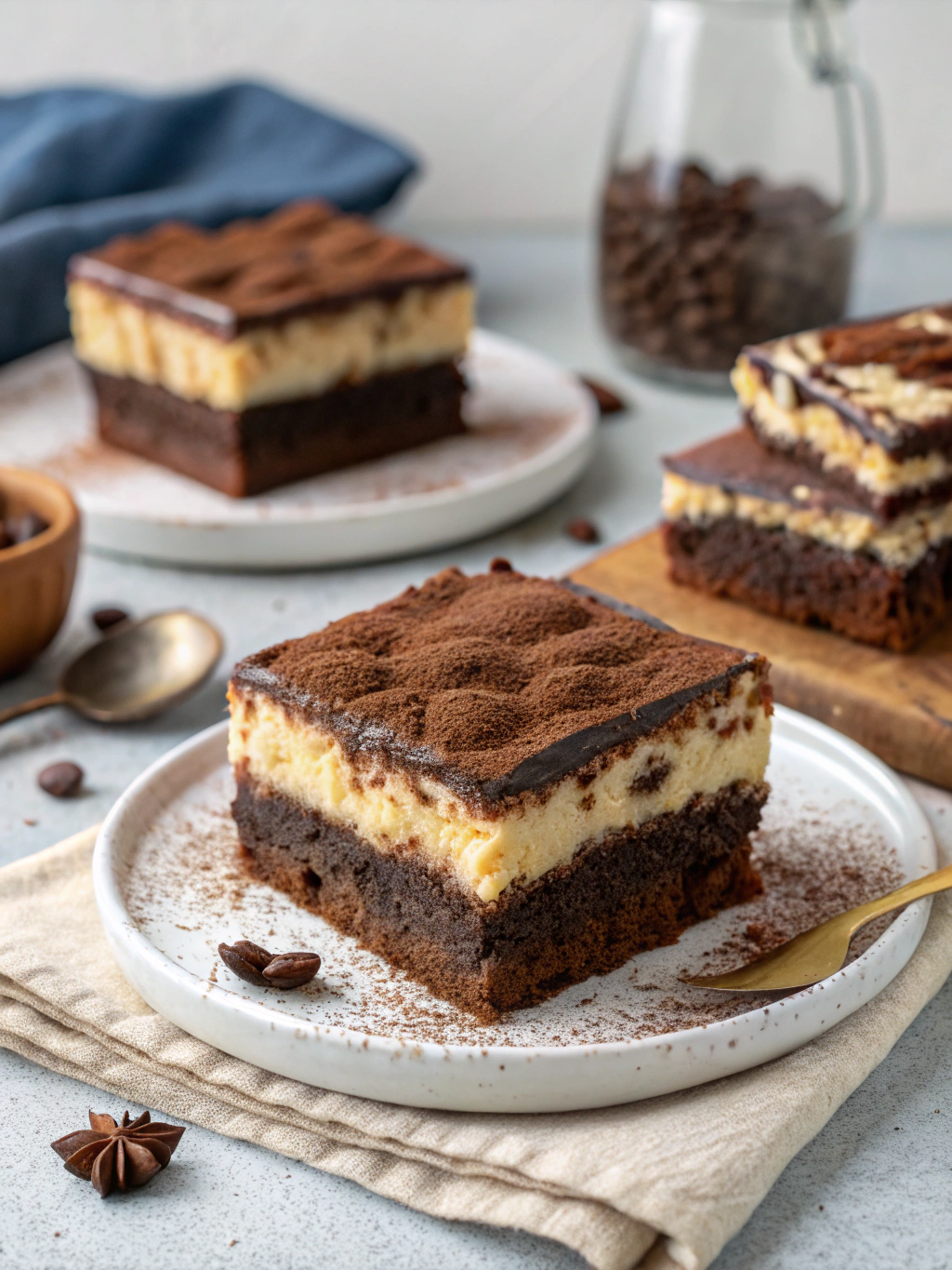Schokoladige Tiramisu-Brownies