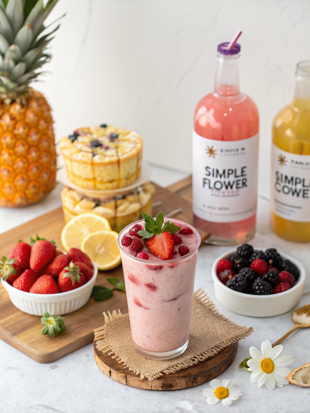 Simple Flower Cake: 7 Steps to a Gorgeous DIY Dessert 6 Simple Flower Cake Ingredients