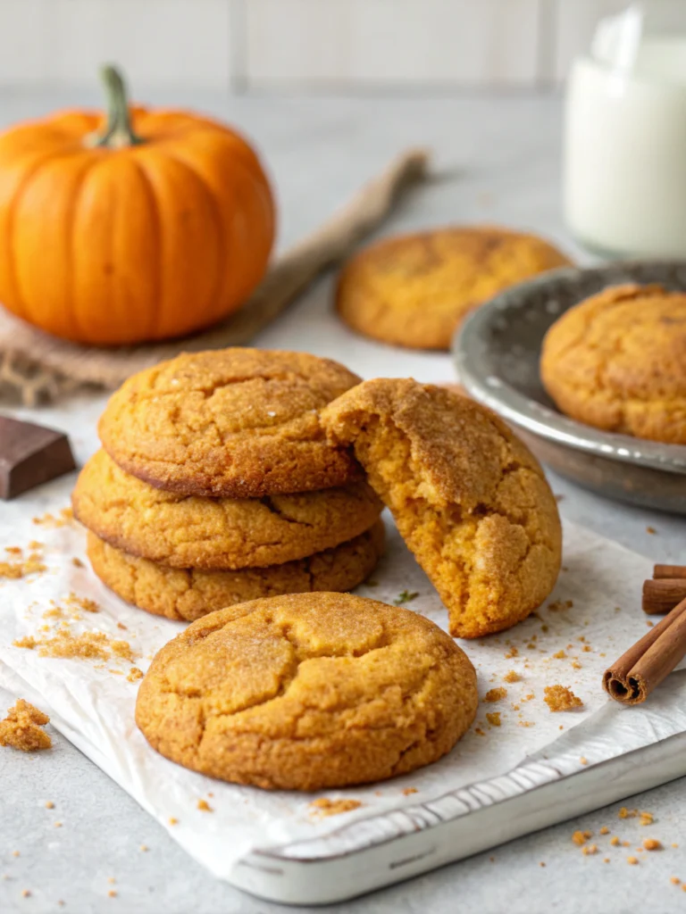 Soft Pumpkin Snickerdoodles