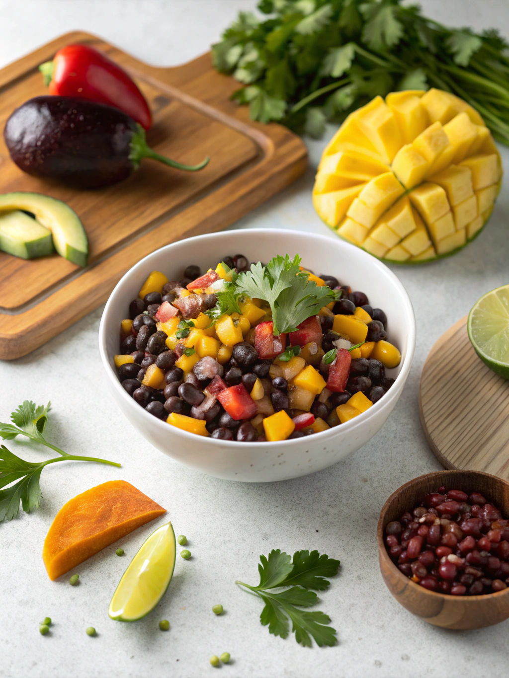 How to Make Spicy Black Bean & Mango Salad in Just 8 Simple Steps 6 Spicy Black Bean & Mango Salad Ingredients
