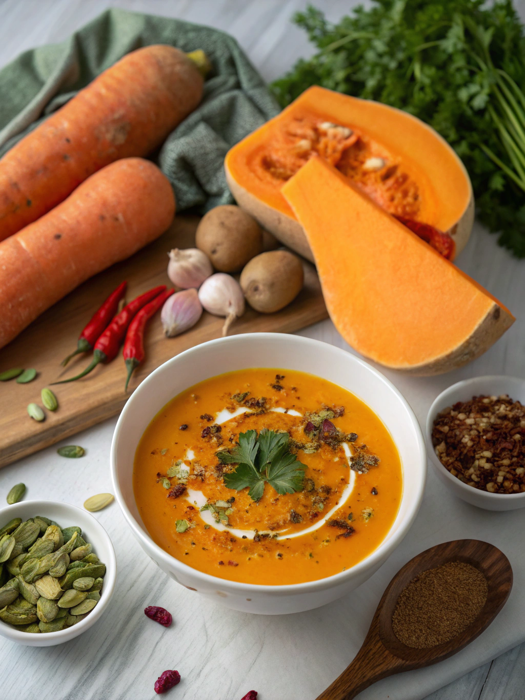 7 Reasons Spicy Butternut Squash Sweet Potato Soup Is Your New Go-to Comfort Food 3 Spicy Butternut Squash Sweet Potato Soup Ingredients