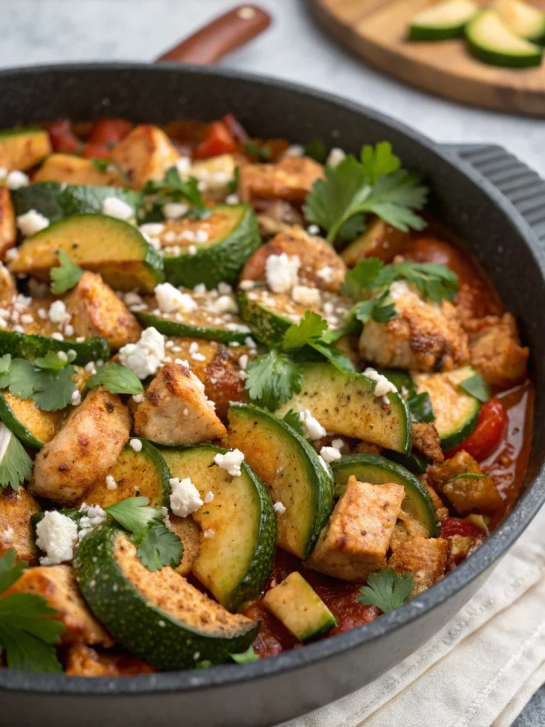 Tex Mex Chicken and Zucchini