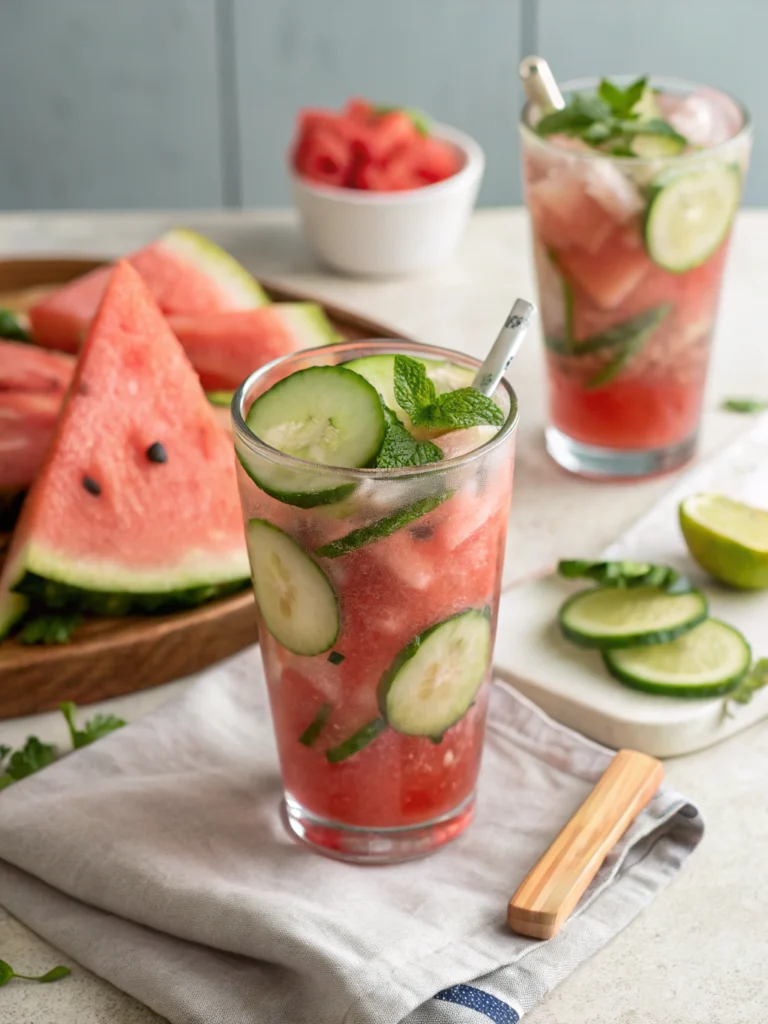 Watermelon Cucumber Cooler