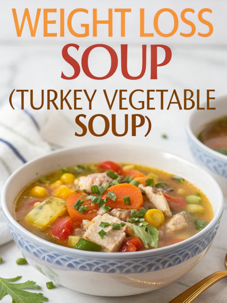 12 Nourishing Soup Recipes That Support Weight Loss — Hearty, Healthy & Easy! 2 Weight Loss Soup (Turkey Vegetable Soup)