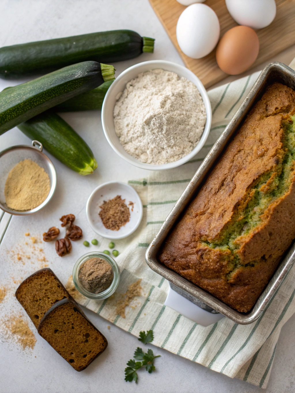 Zucchini Bread Ingredients