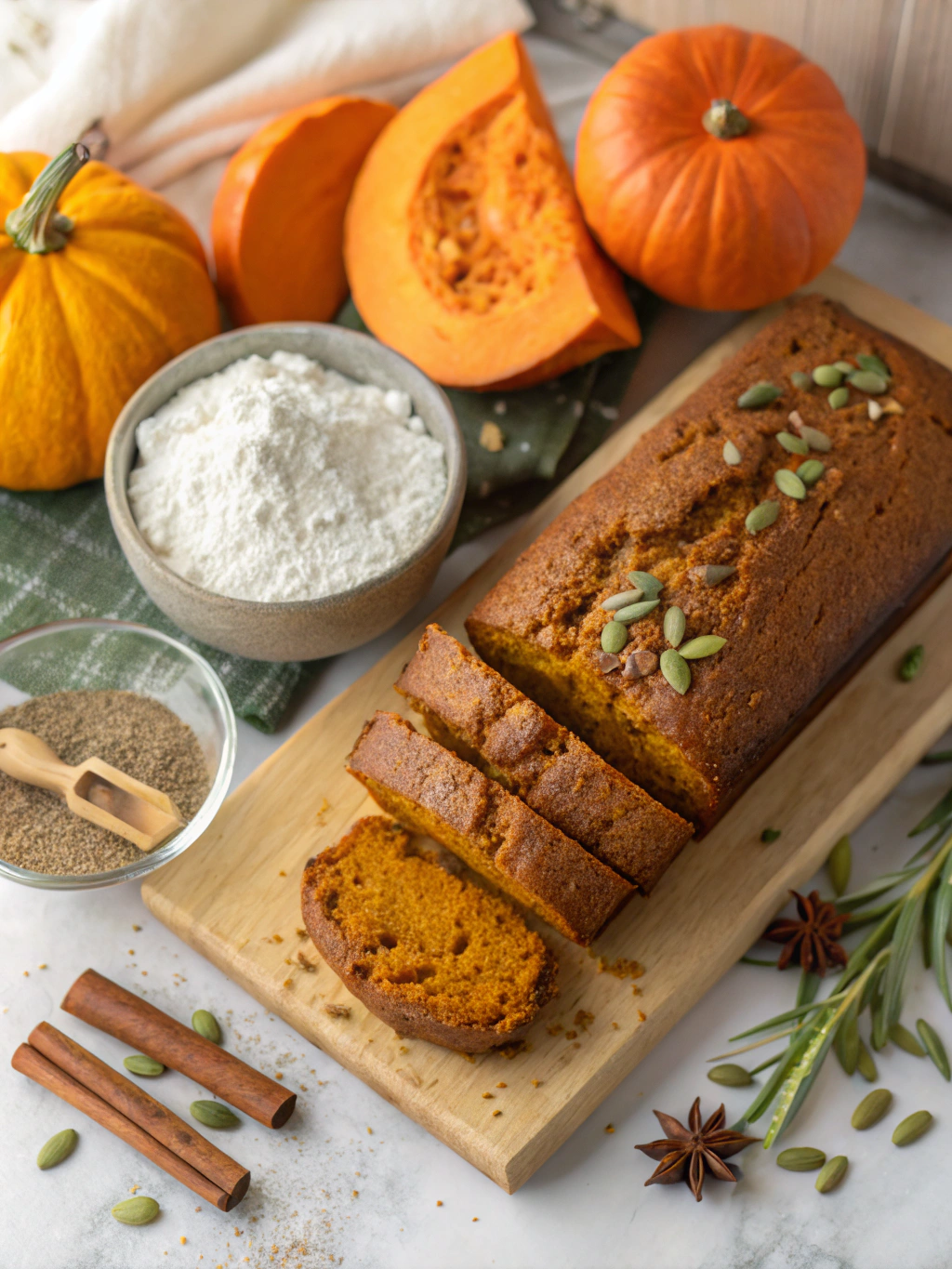 Pumpkin Bread Ingredients