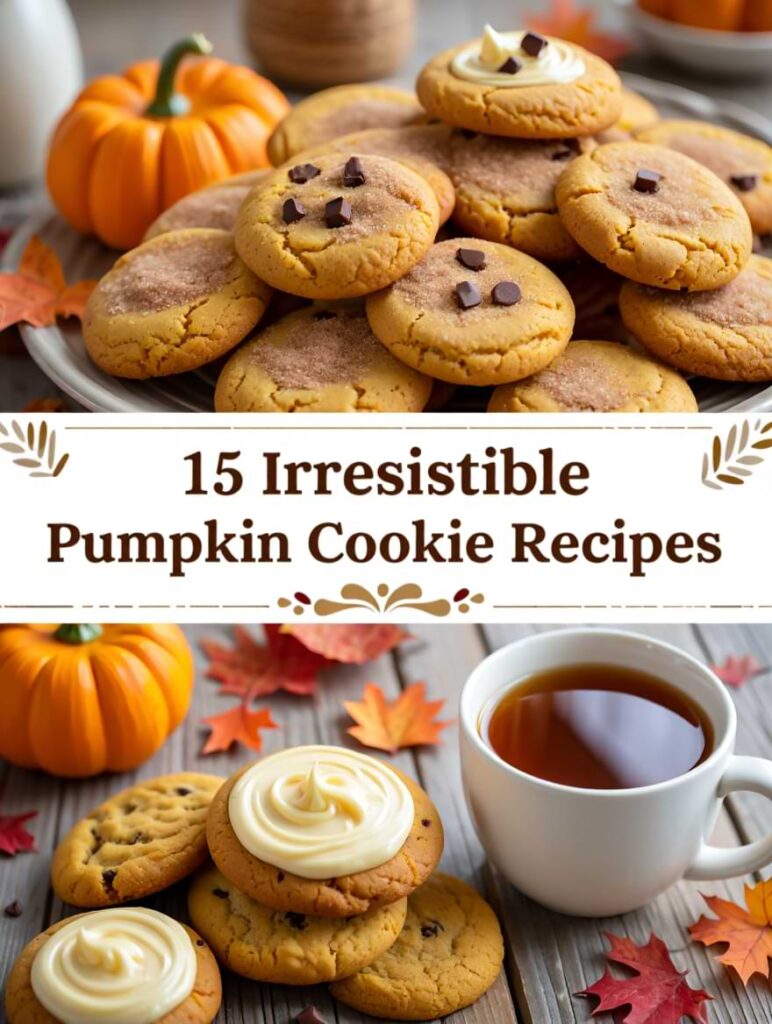 15 Irresistible Pumpkin Cookie Recipe