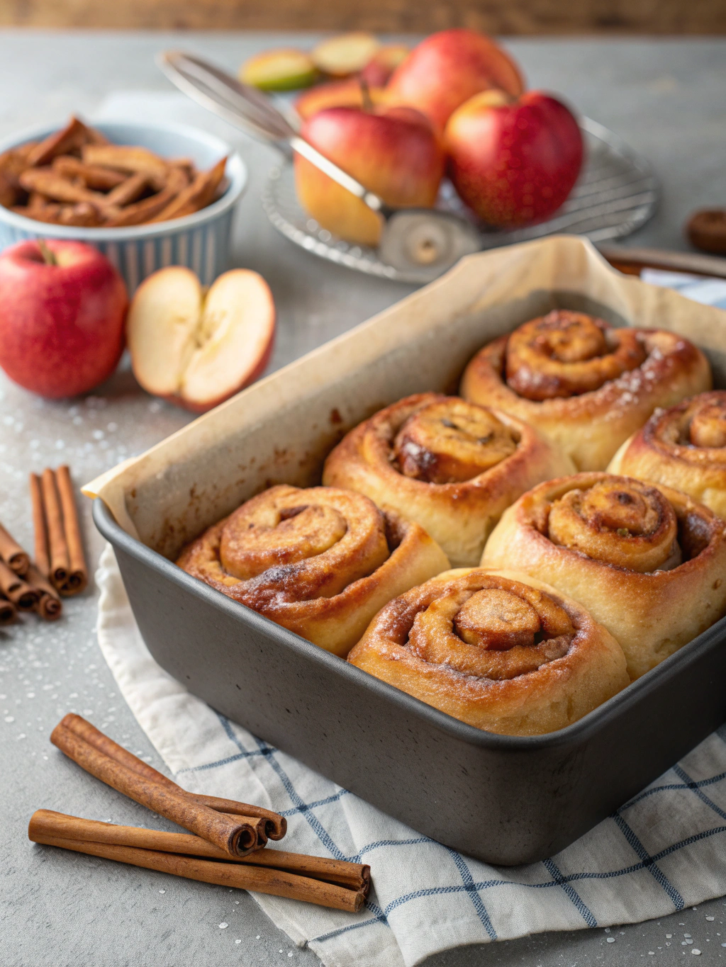 Delicious Apple Cinnamon Rolls