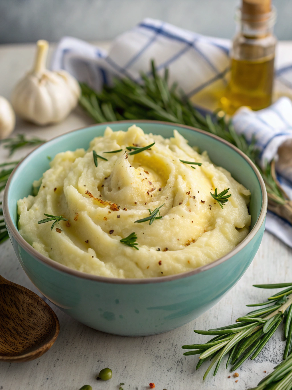 Best Rosemary Garlic Mashed Potatoes