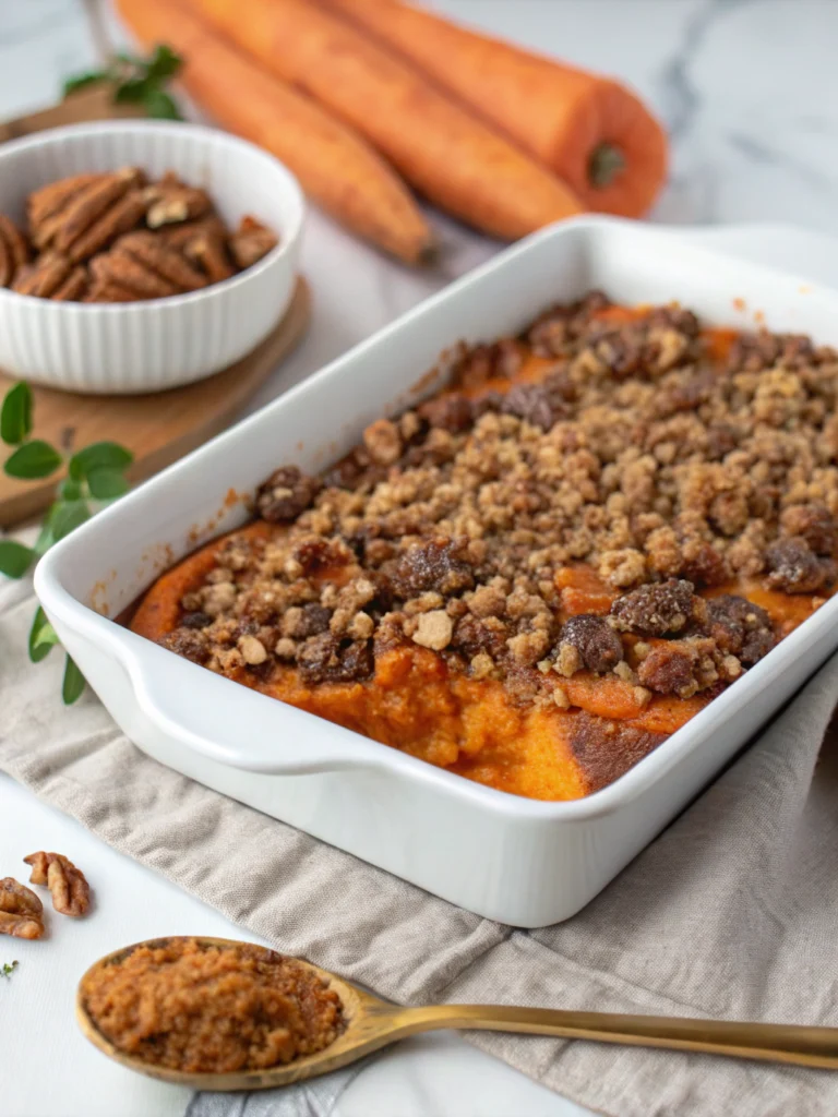 Best Sweet Potato Casserole with Brown Sugar Topping