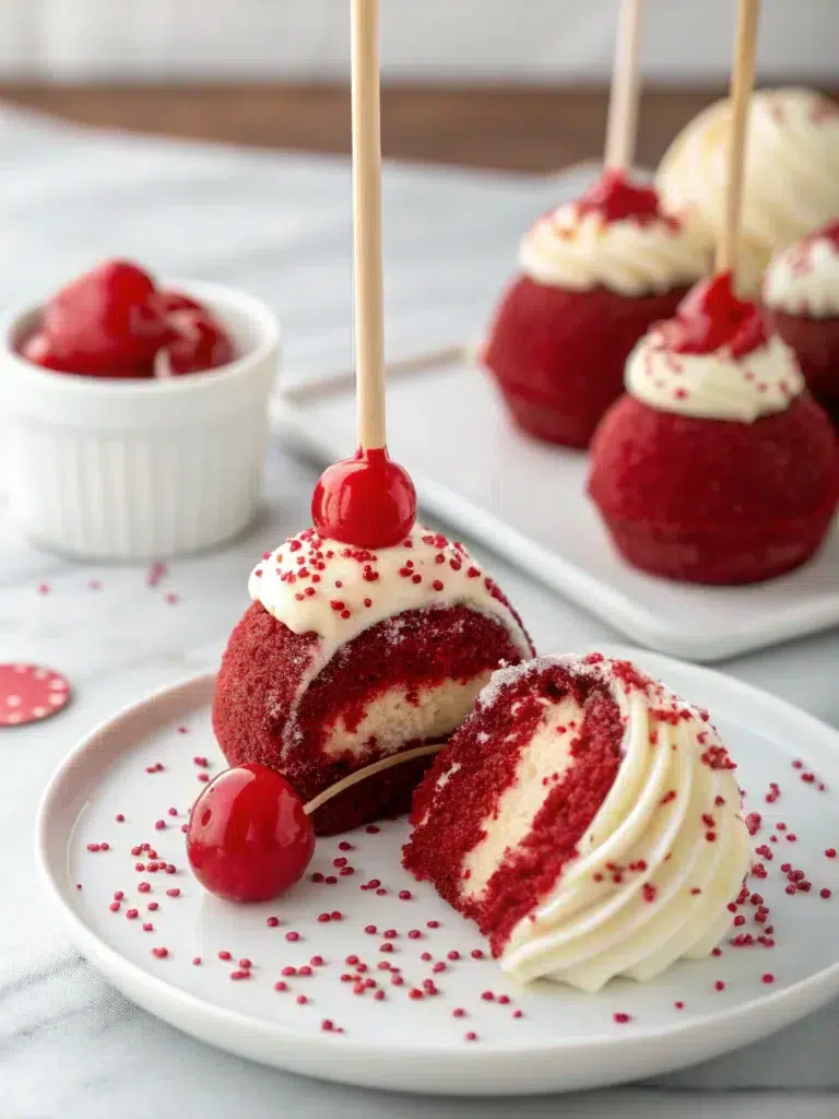 8 Halloween Cake Pops — The Ultimate Guide 5 Bloody Red Velvet Cake Pops
