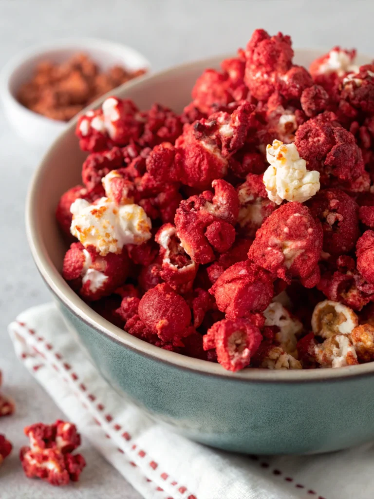 Bloody Red Velvet Popcorn