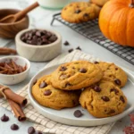 Brown Butter Pumpkin Chocolate Chip Cookies