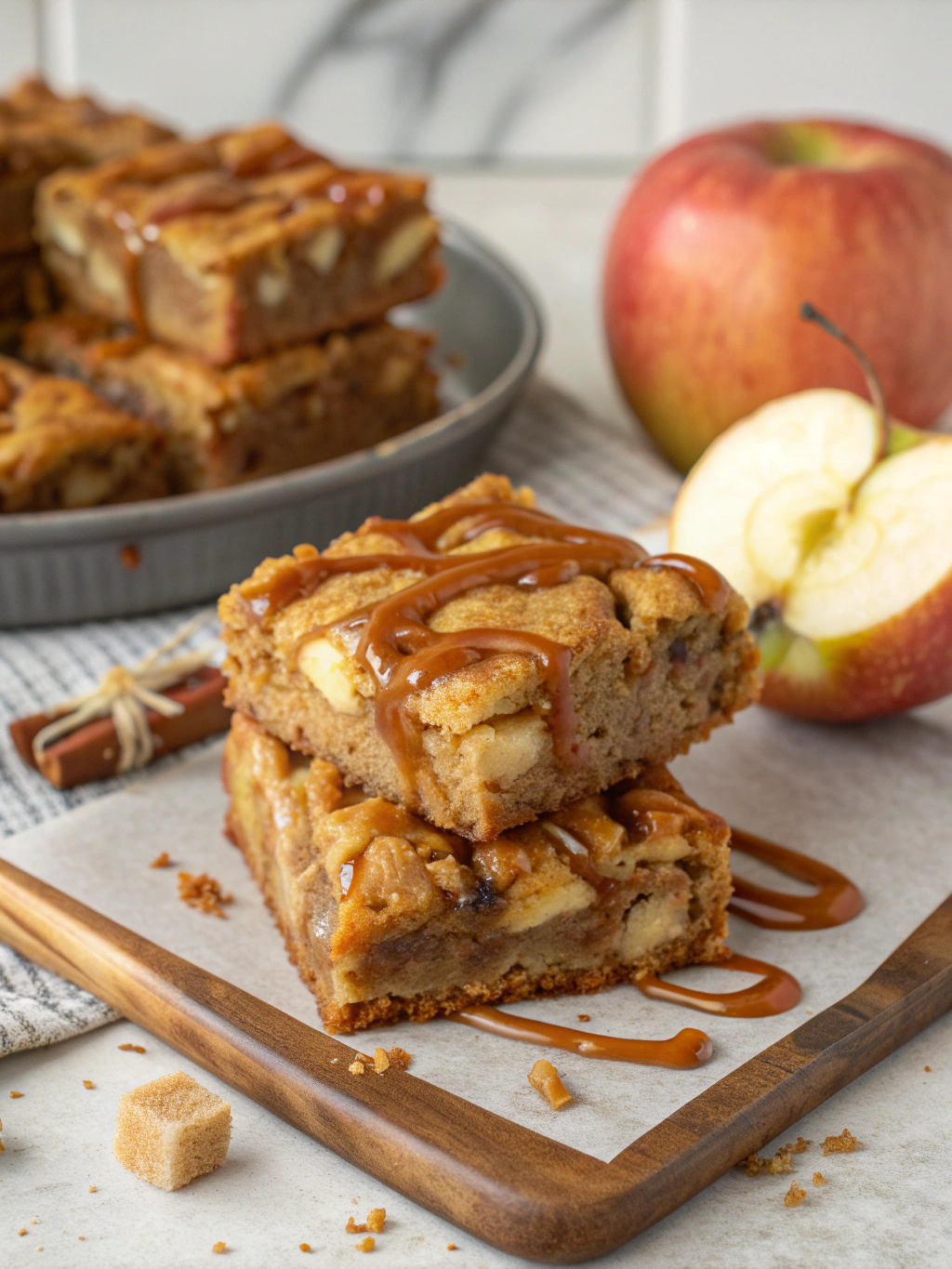 Caramel-Apple Blondies