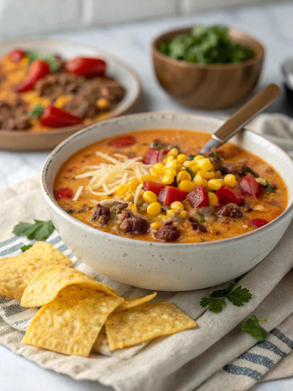 Cheesy Taco Soup