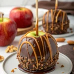 Chocolate Date Caramel Apples