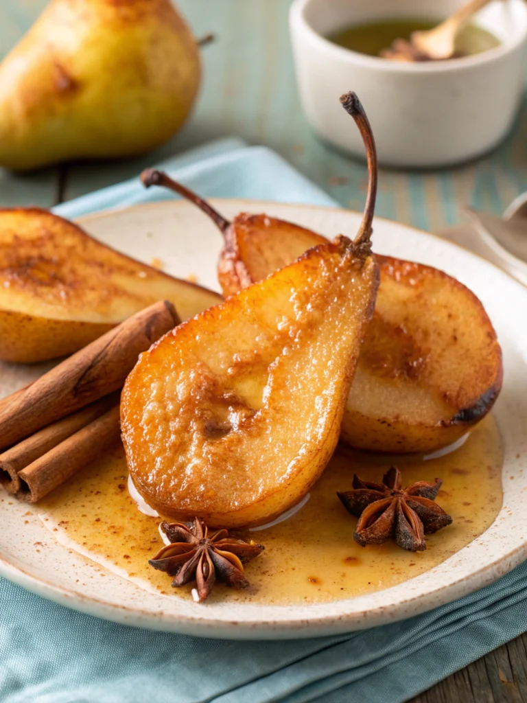 Cinnamon-Baked Pears