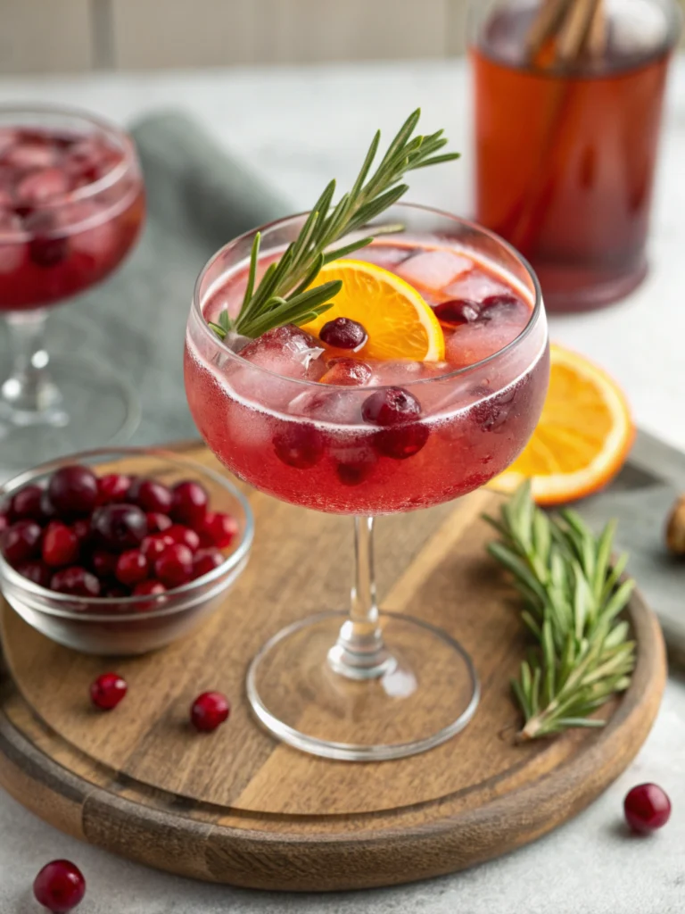 Cranberry Bourbon Sour