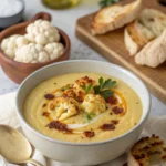 Creamy Roasted Cauliflower Soup