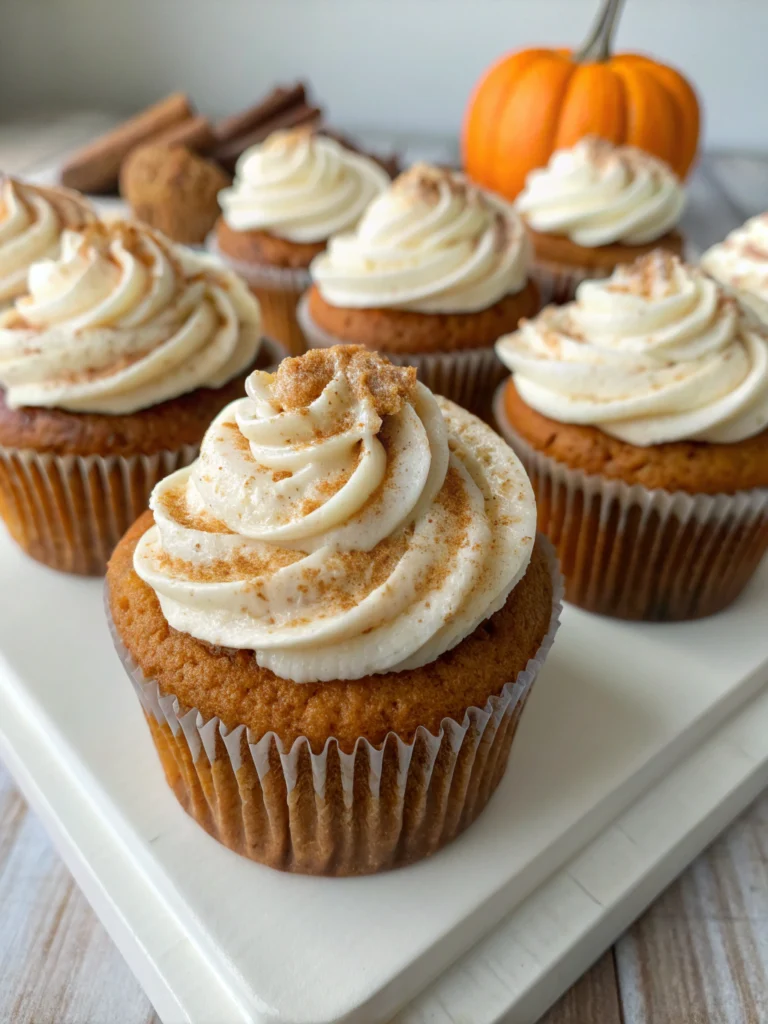 Delicious Pumpkin Cupcakes Recipe