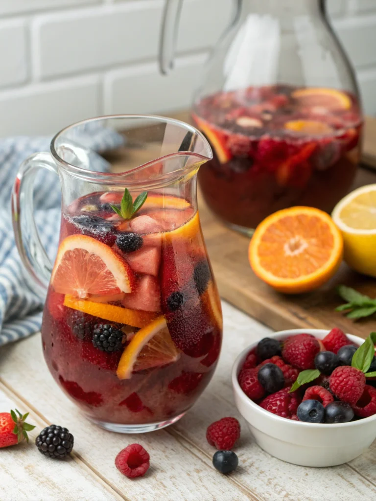 Easy Berry Citrus Sangria