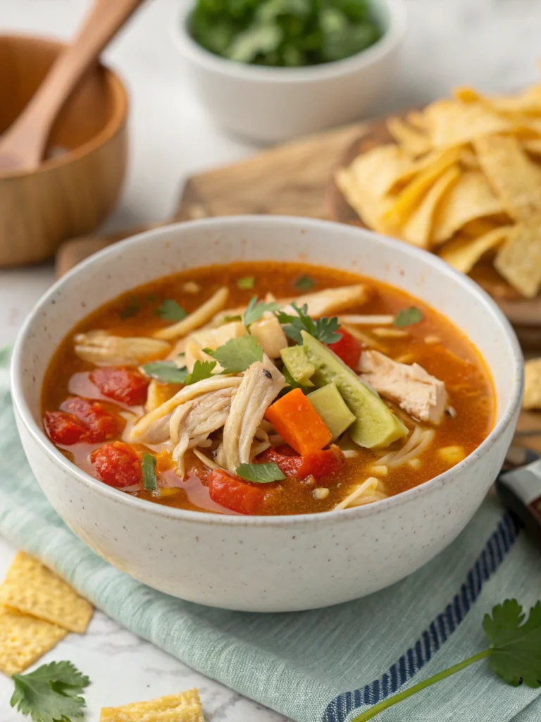 Easy Chicken Tortilla Soup