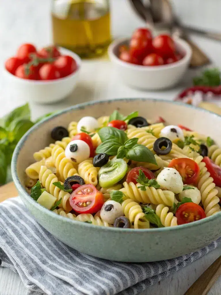 Easy Eyeball Pasta Salad