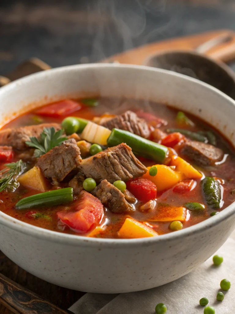 Easy Homemade Beef and Vegetable Soup