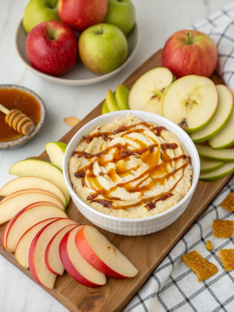Easy caramel apple cheesecake dip recipe