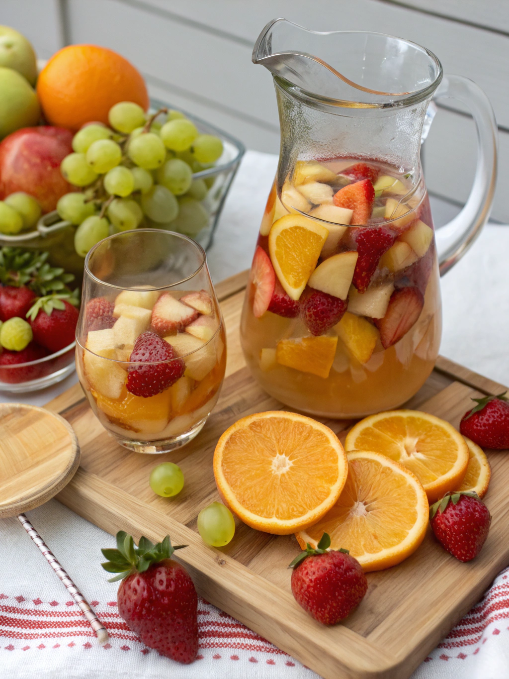 Fruity White Sangria Ingredients