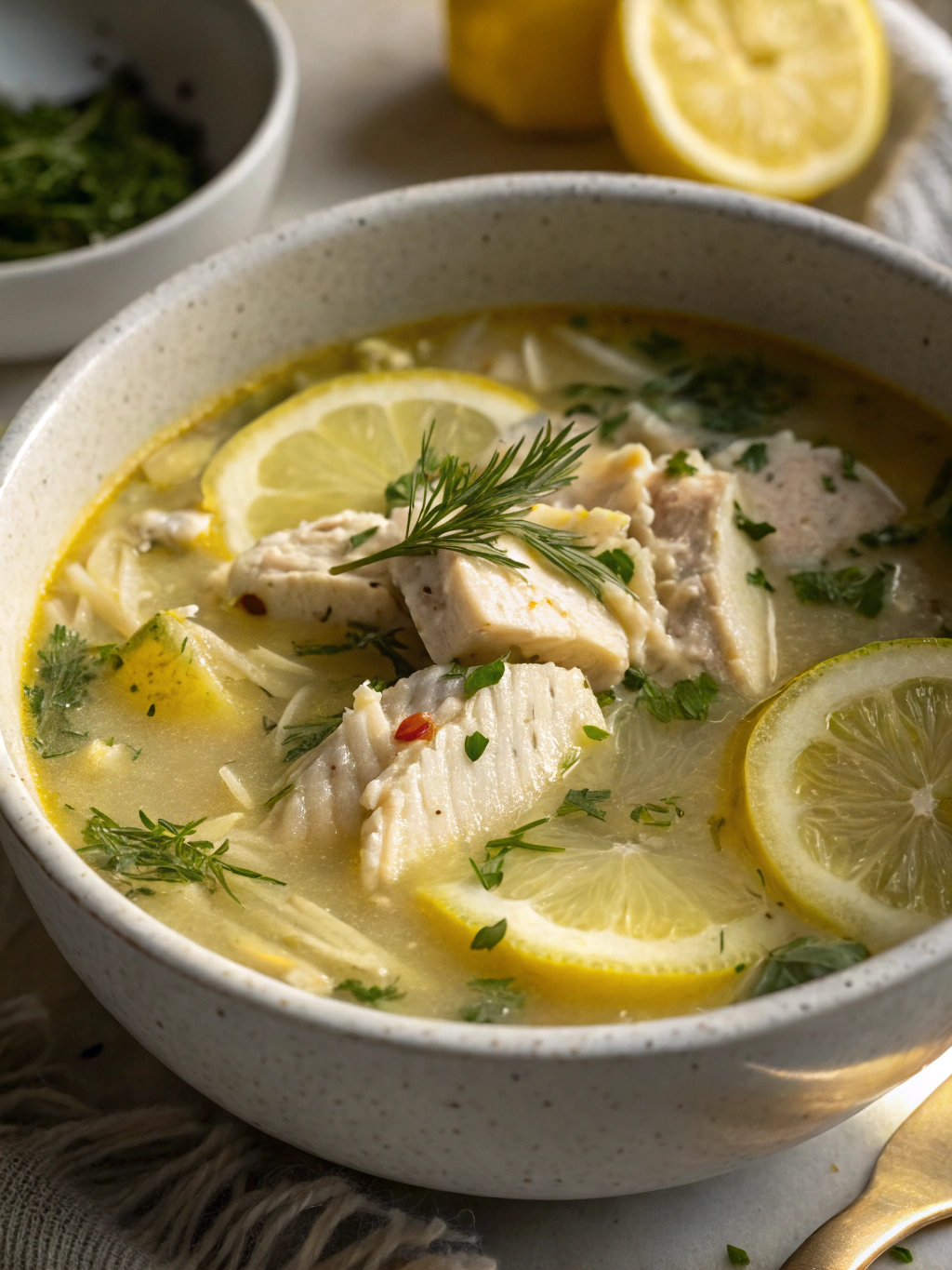 Greek Lemon Chicken Soup