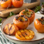 Grilled-Fried Persimmons
